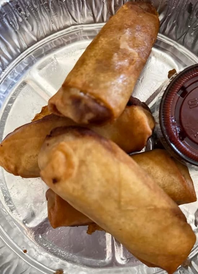 Steak and Cheese Spring Rolls.